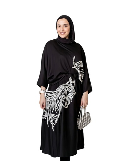 [win26] Embroidered Skirt Suit