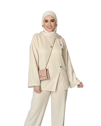 [win26] High-Neck Knit Suit