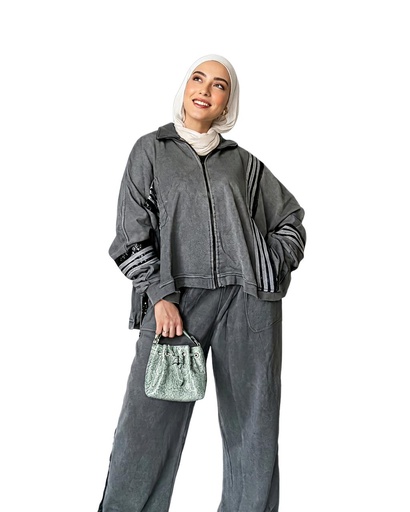 [win26] Striped Casual Suit