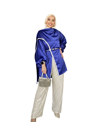 [win26] Elegant Embellished Blouse