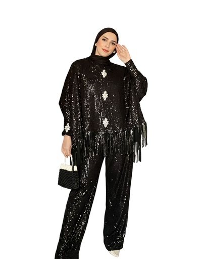 Sequin Fringe Set