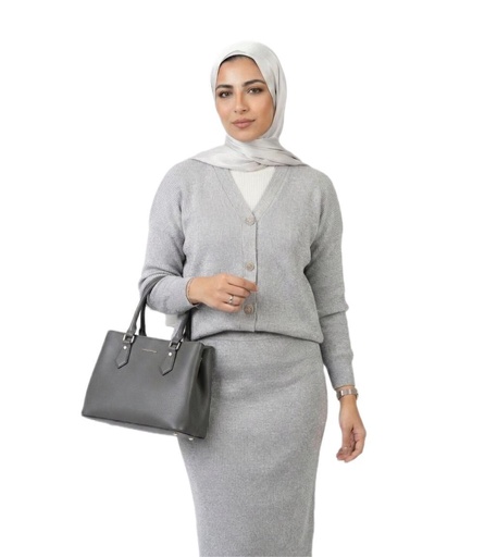 Subtle Shimmer Knit Skirt Set