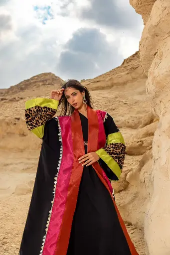 [R13\rmd26] Modern Patchwork Kaftan