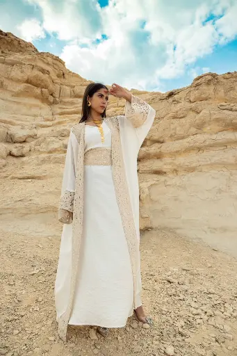 [R17\rmd26] Ramadan Embroidered Kaftan