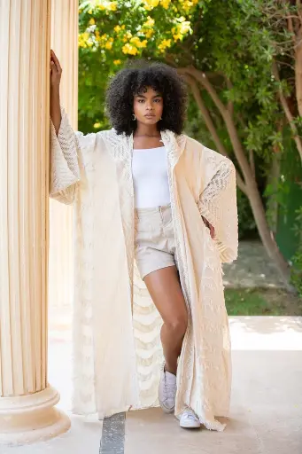 [rmd26\2073] Samra Croshet Kaftan