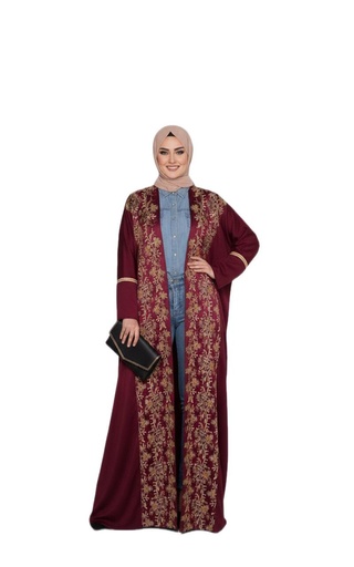 Royal Vine Embroidered Kaftan