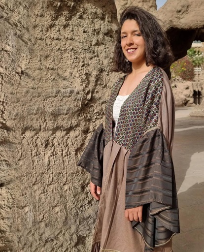[L12-louqi] Brown Indian kaftan