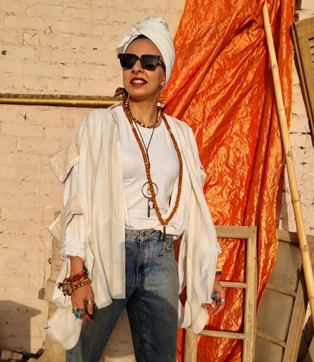 [L10-louqi] Gypsy Fringes Kimono Beige