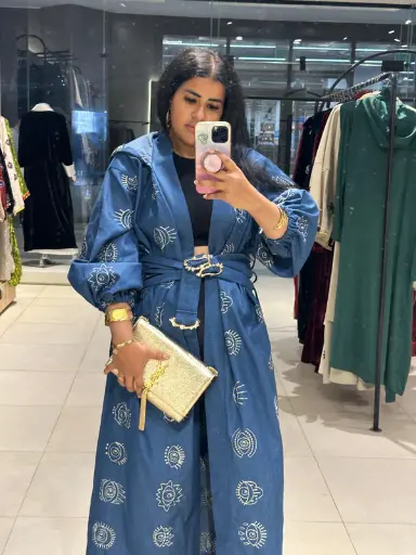 [Rmd26] Eye Denim Kaftan