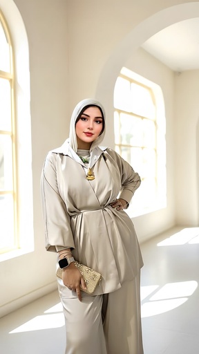 Satin Cross Front Set