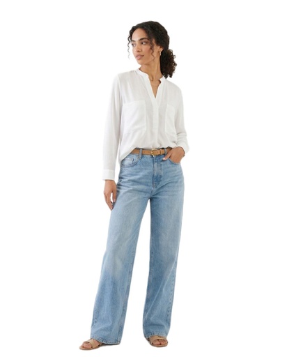 [sum26\d10] Relaxed Sheer Blouse