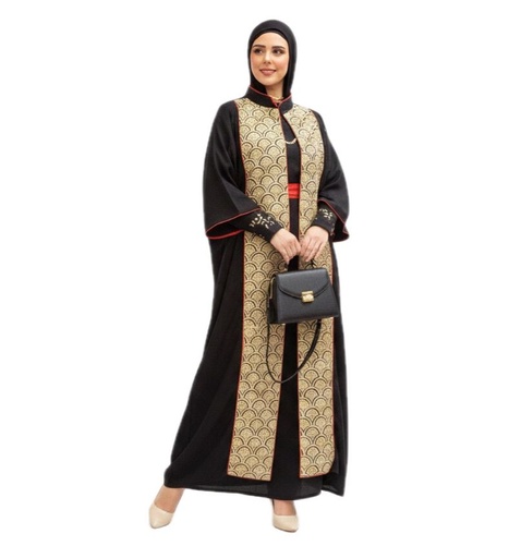AICHA Gold Strap Kaftan