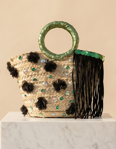 Midnight Meadow Tote