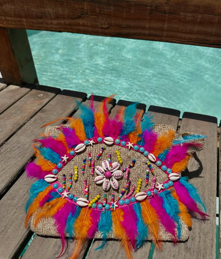 Carnival Shell Clutch