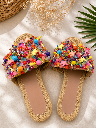 Candy Bead Slippers