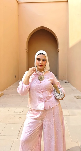 Frog Closure Lace Suit