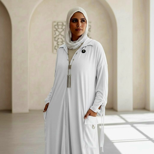 Zip-Up Collared Maxi Dress