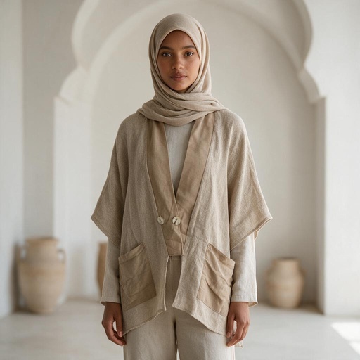 [sum26] Linen Vest