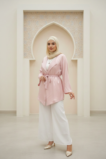 [sum26/Ri155] Organza Blouse Suit