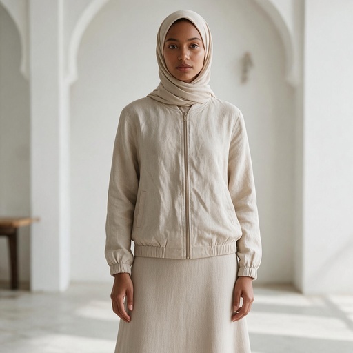 [sum26] Linen Skirt Suit(C)(2p)