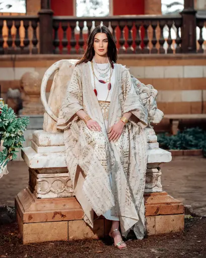 [2028-ger-rmd25] Kaftan Leila – Effortless Elegance in Luxurious Linen